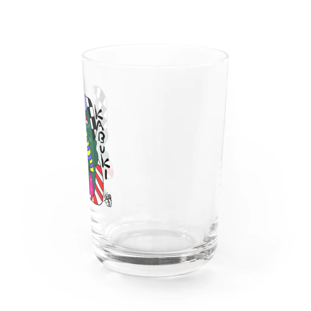 あとりえ からじくぇーのKABUKI Water Glass :right