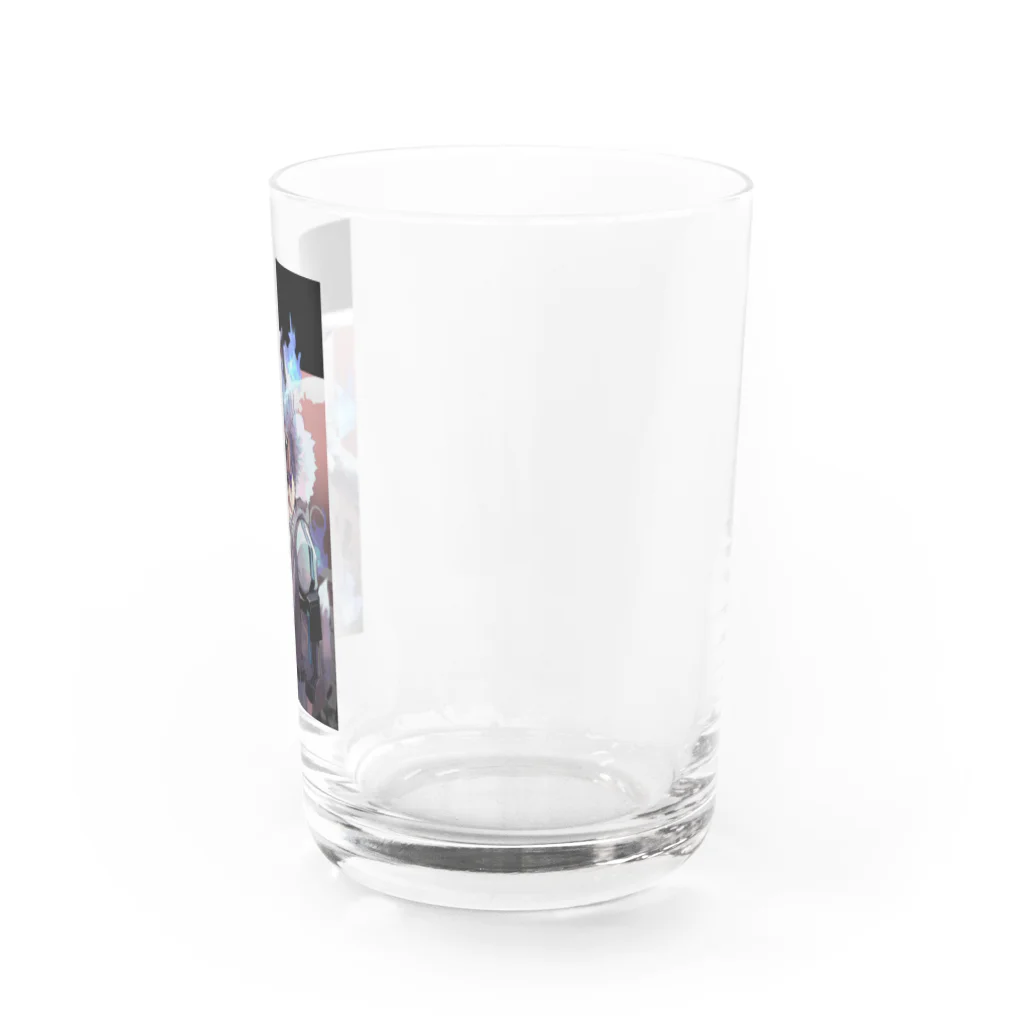 カラスロの吽魔 Water Glass :right