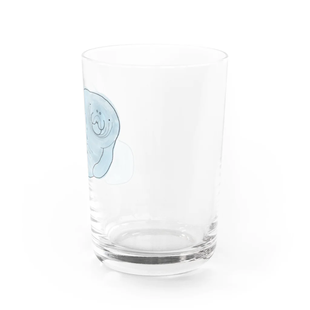 つまき♪のマナティーさん２ー２ Water Glass :right