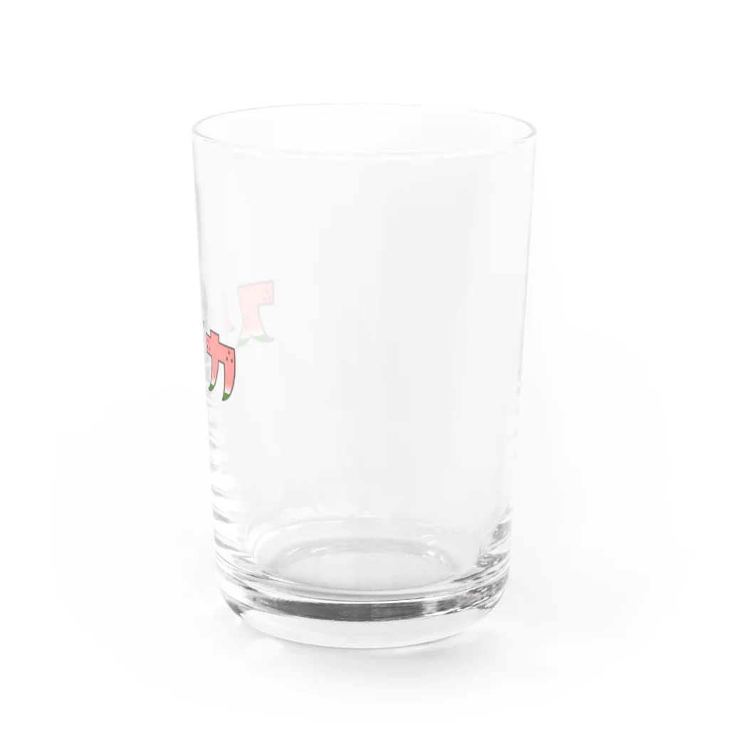 朱色ノ梅のスイカ🍉 Water Glass :right