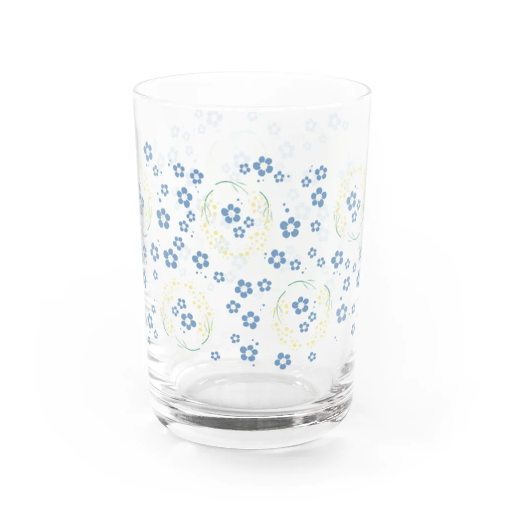 えだ豆🌱の春のおはなのグラス Water Glass :right