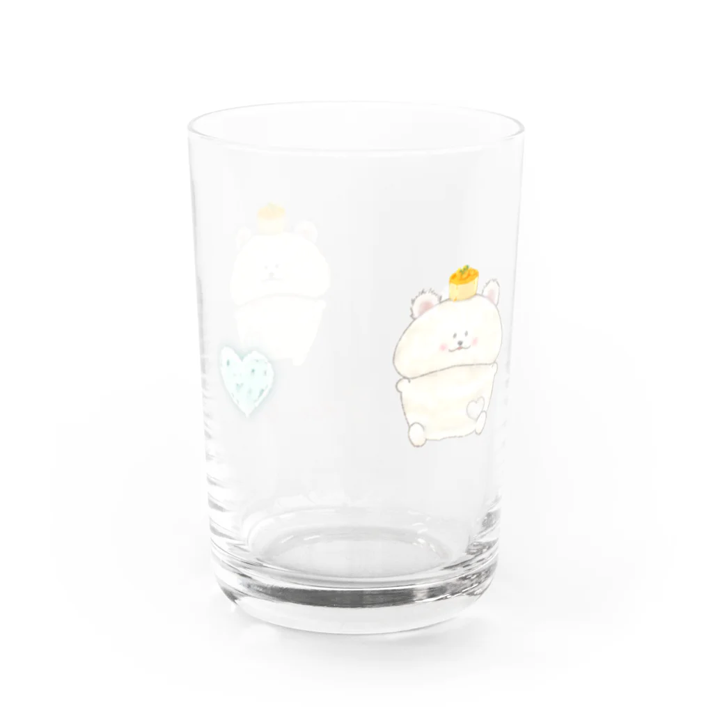 どるちぇ＊うさぎの【グラス】《ナチュラル》《７》＊ふわあま*どるちぇしろくま＊ Water Glass :right