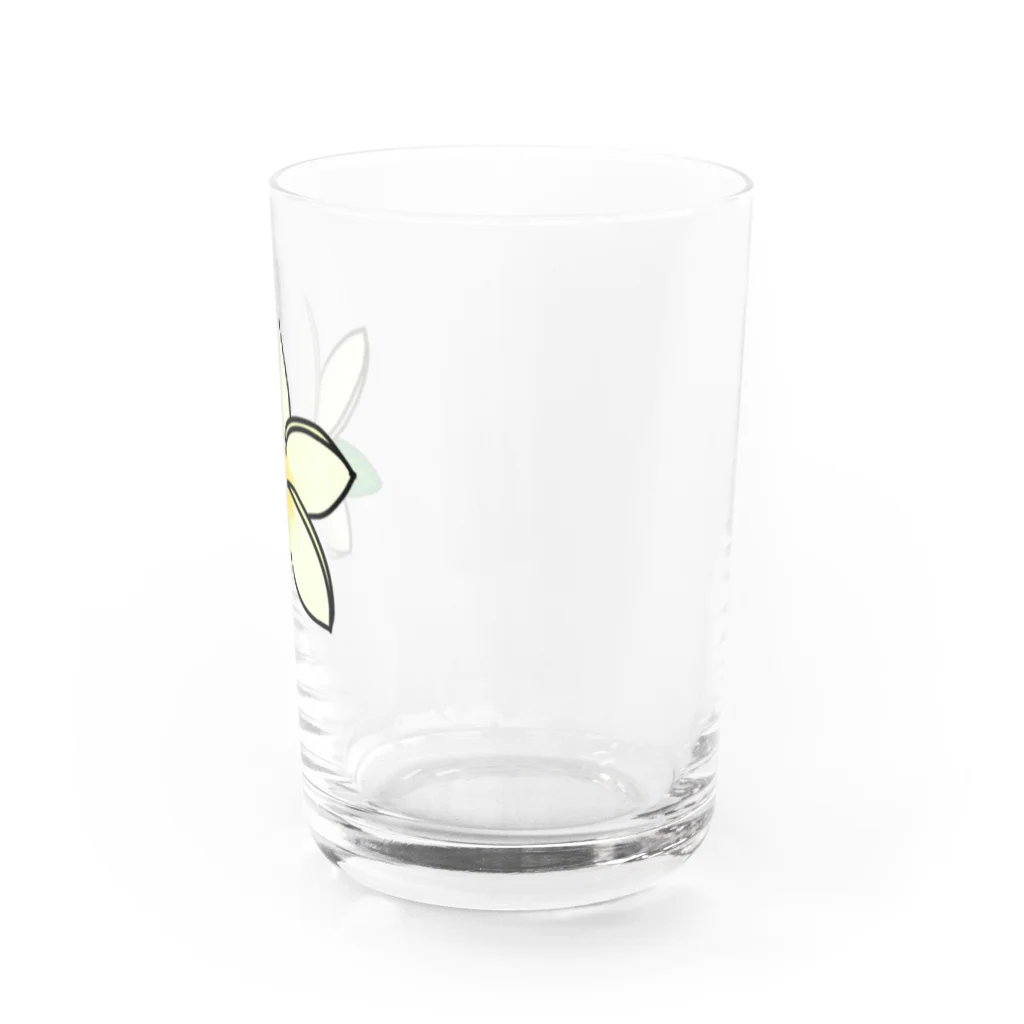 Okiwaiiのプルメリア三姉妹 Water Glass :right