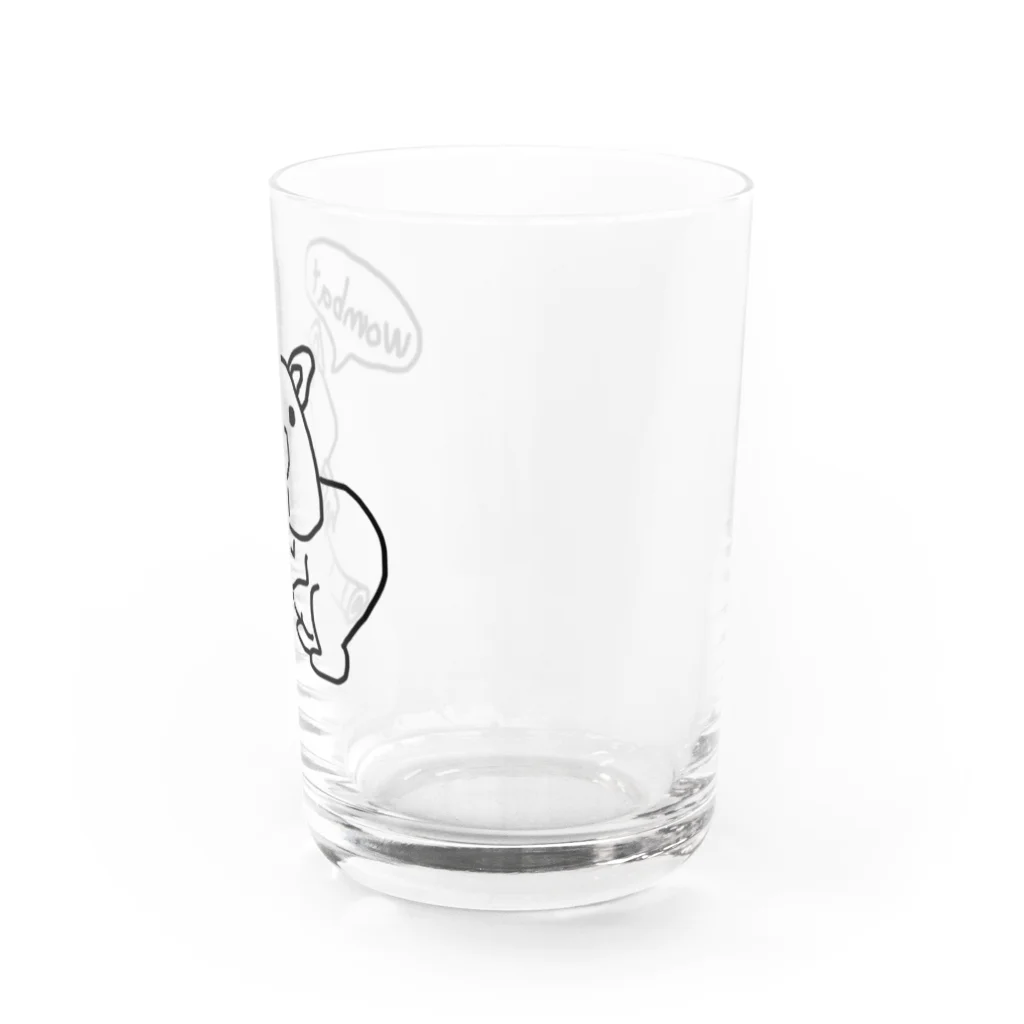 ym303bass オフィシャルショップのウォンバットとディジュリドゥ Water Glass :right