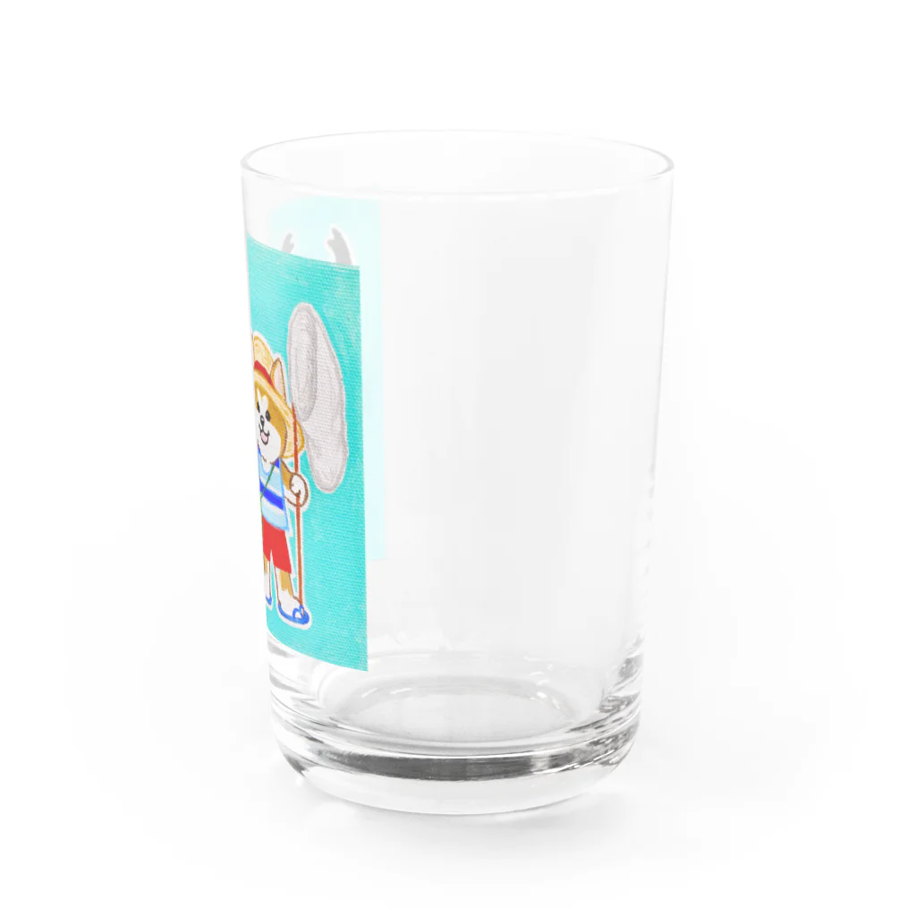 春風工房のボク達の夏休み　秋田犬 Water Glass :right