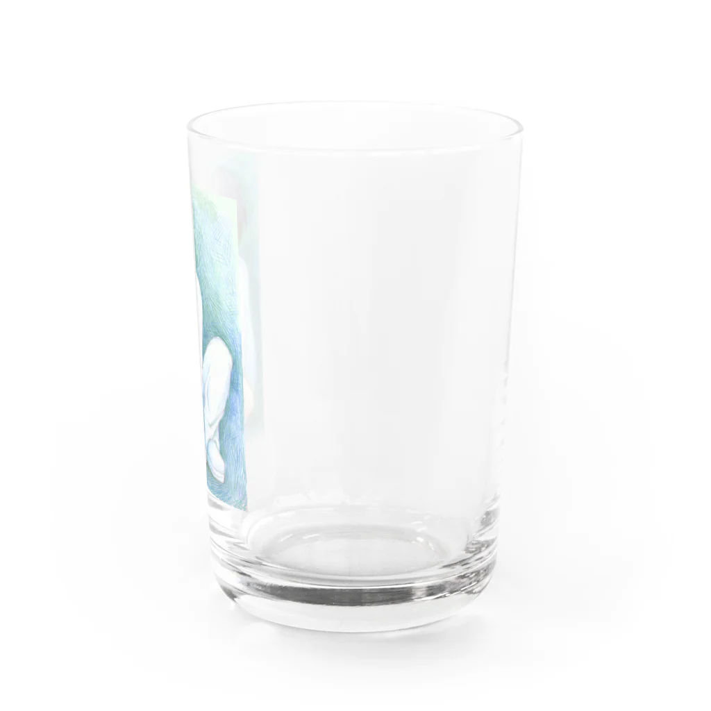 花信風のお店の寂しそうな少年 Water Glass :right