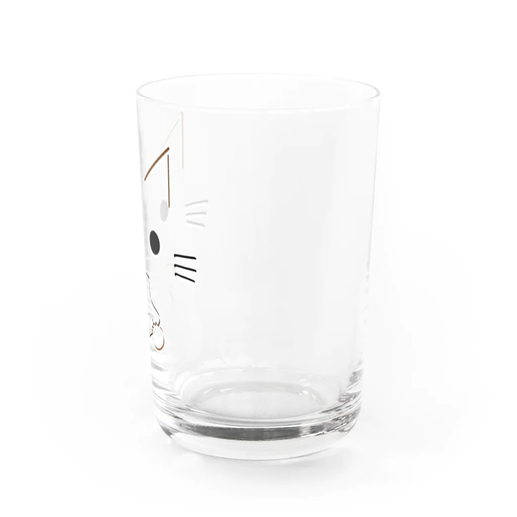 兎猫庵のトリプルおかりにゃＢＲ Water Glass :right