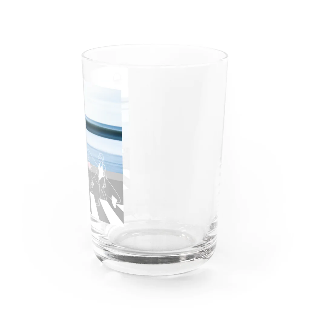Blue Ocean Artのスウェル Water Glass :right