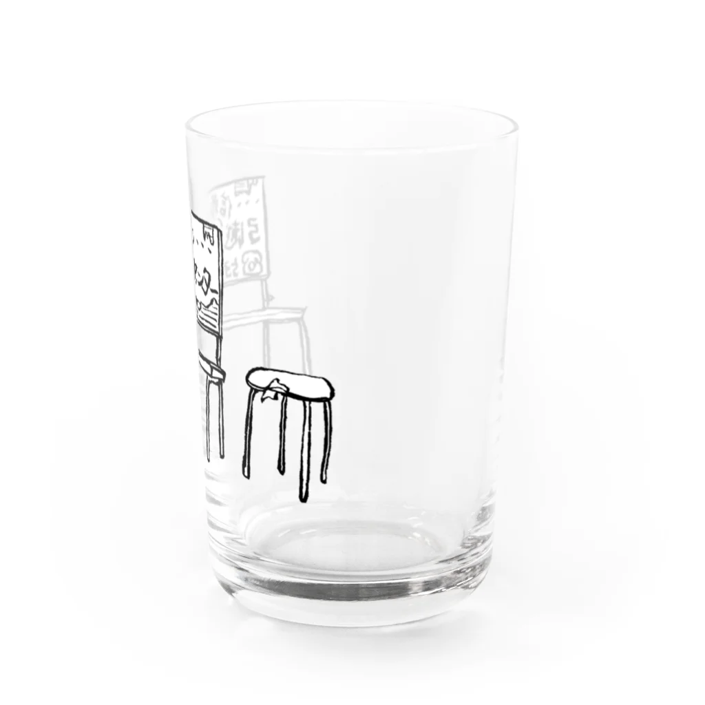 気ままに創作　よろず堂のバス停ベンチ Water Glass :right