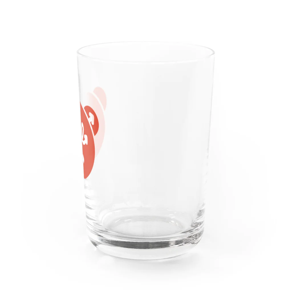 ヤジアニマルのヤジクマ　日本 Water Glass :right