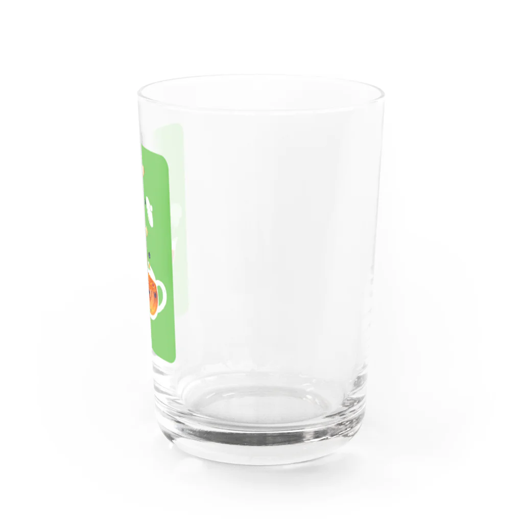 こまめさんグッズおふぃしゃるのこまめさんとフルーツティー Water Glass :right