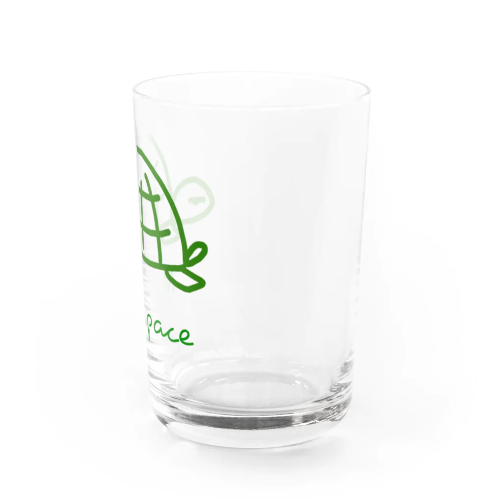 PaP➡︎Poco.a.Pocoの亀ちゃん Water Glass :right