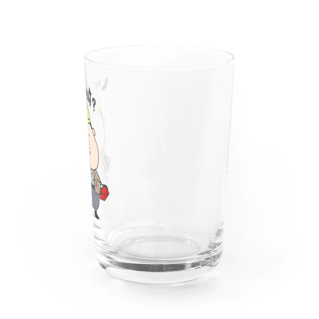 TEN店の栃木弁の大木さん カラー Water Glass :right