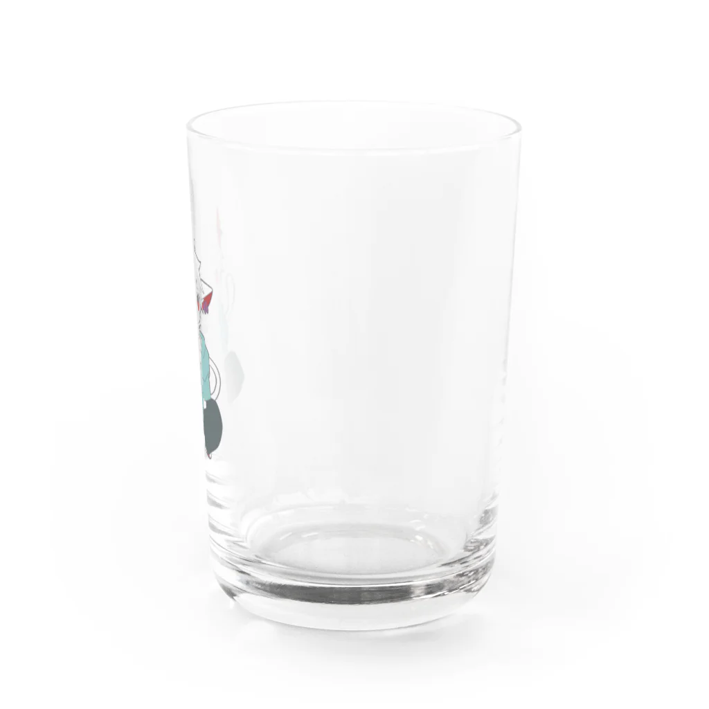 Garamondの猫のキット Water Glass :right