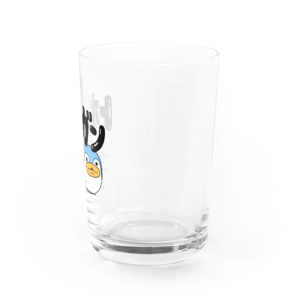 からももさんのお店のトボガンペンギン Water Glass :right