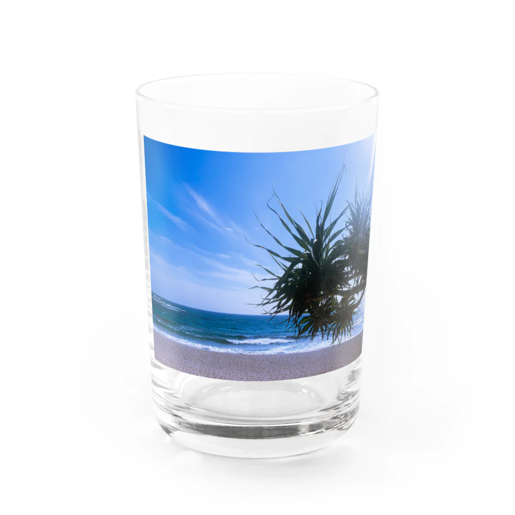 sunflower_farmのbeachside Water Glass :right