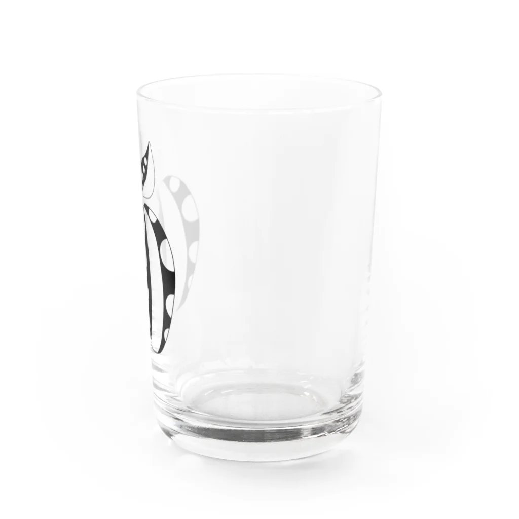 桃原のストライプドットりんご Water Glass :right