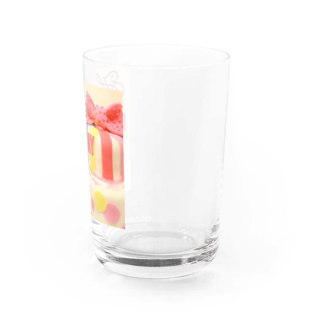 aki🧜‍♀️kia /aki narisawaのhappy birthday Water Glass :right