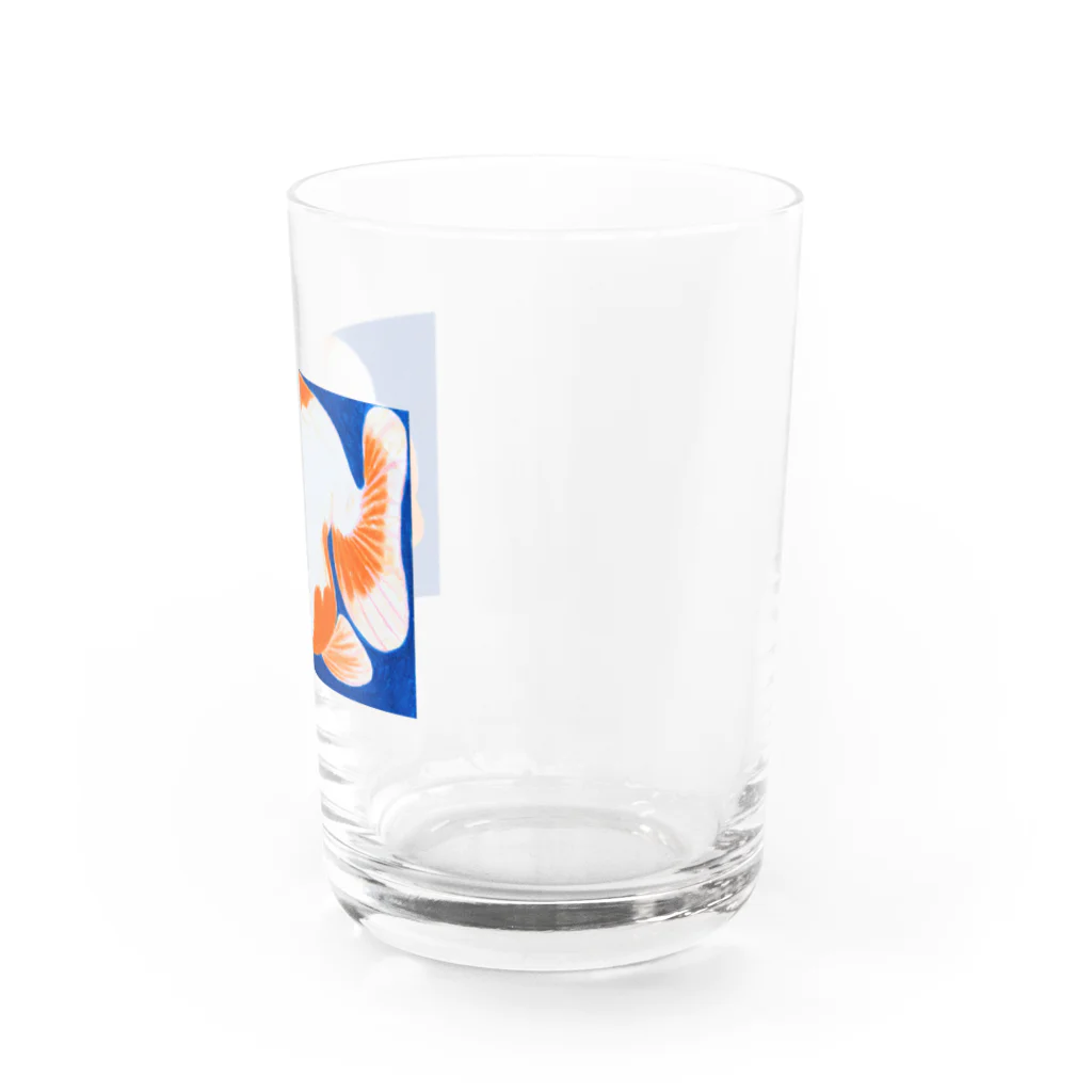 マキコエビナのランチュウ Water Glass :right