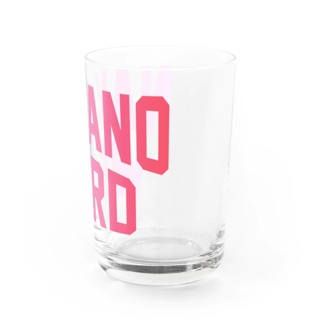 JIMOTOE Wear Local Japanの中野区 NAKANO WARD Water Glass :right