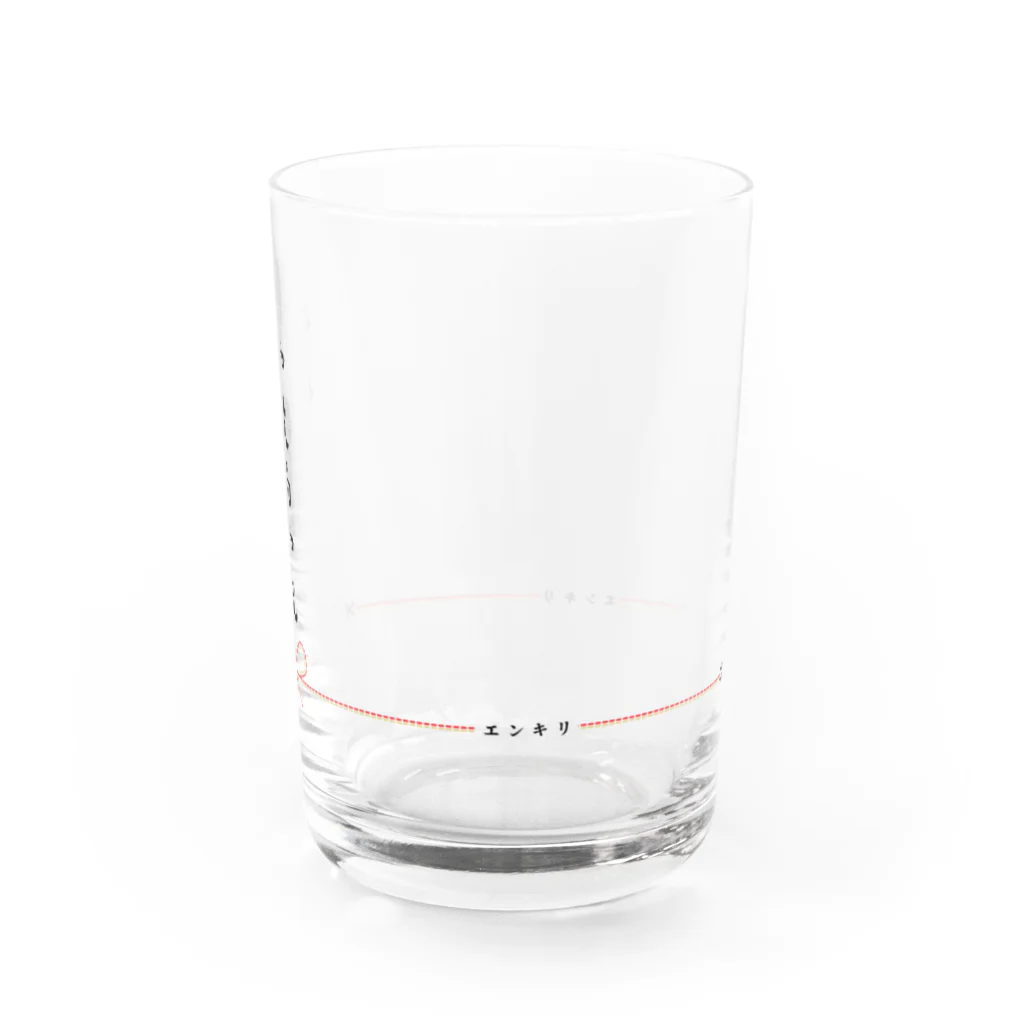 御不幸贈答品専門店の御破局御祝グラス Water Glass :right