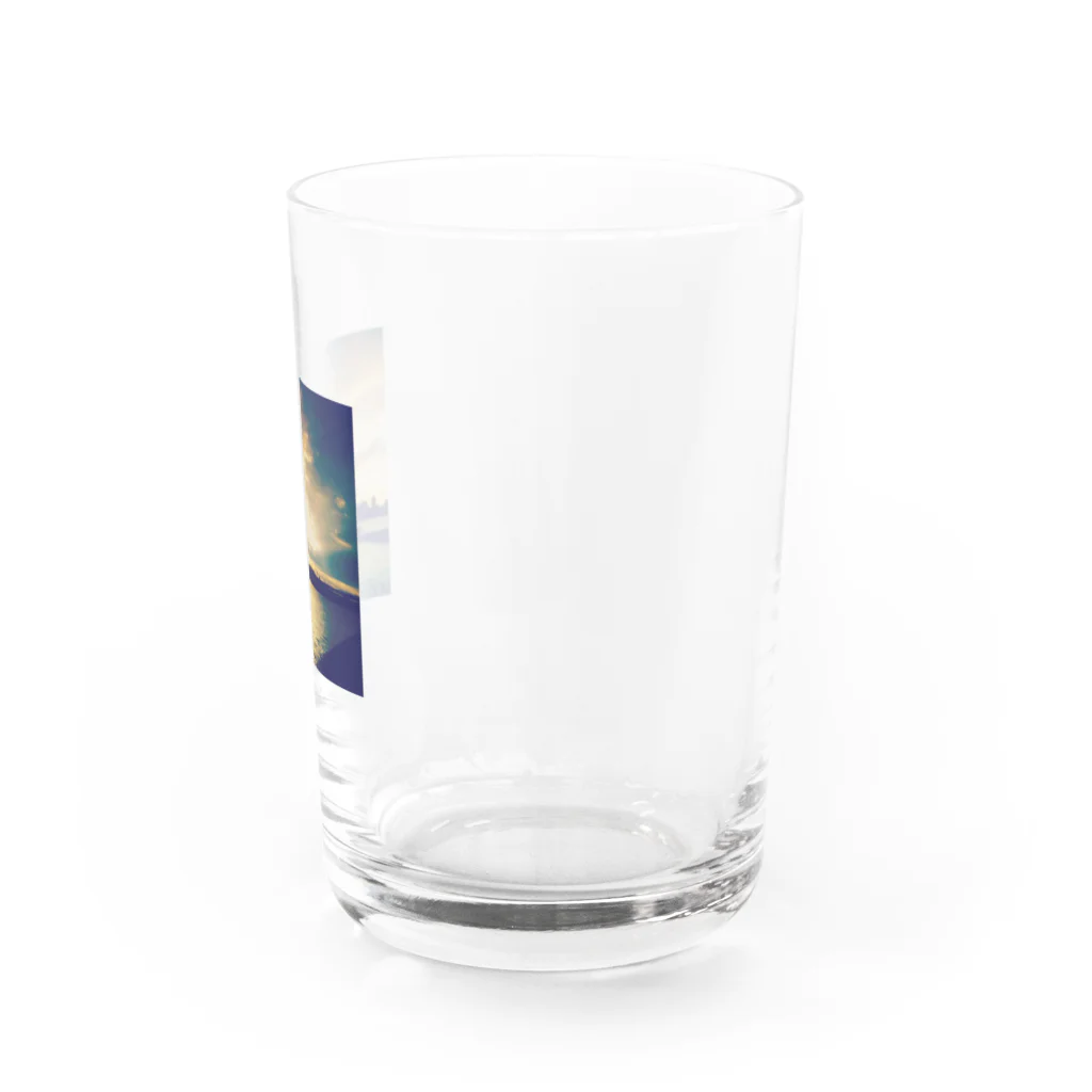 サトリアートの早朝 Water Glass :right