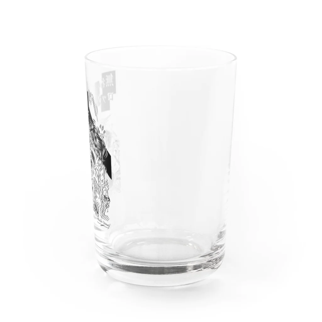 四畳半レコードの【期間限定】イノウエノリコ氏デザイン「無名のロックフェス」グッズ Water Glass :right