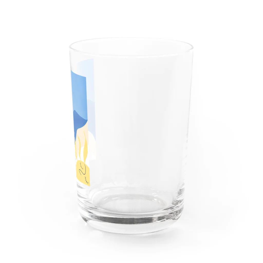 みなみななこの“Banka  no umi”グラス Water Glass :right