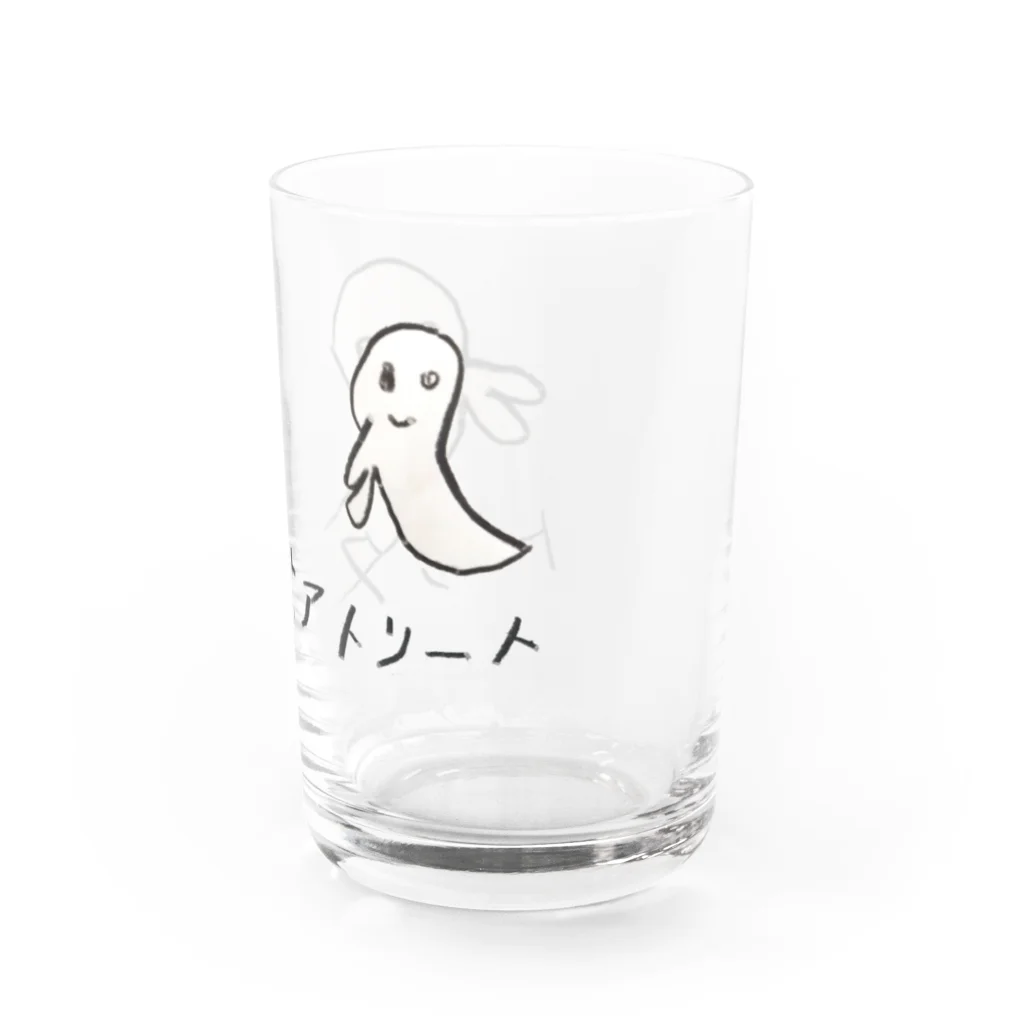 真奈美の2人のおばけ Water Glass :right