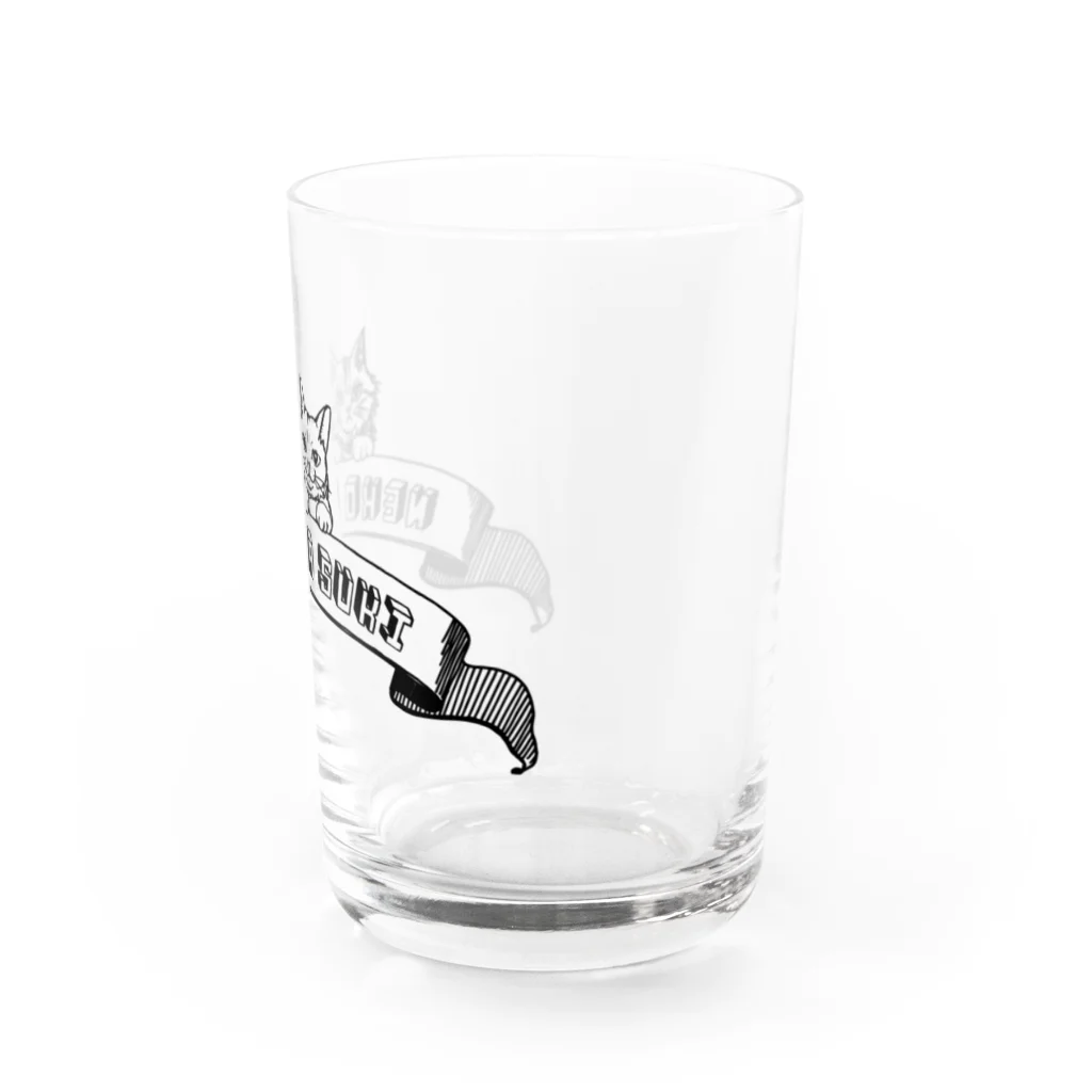 ユルイTシャツ屋さんのねこがすき Water Glass :right