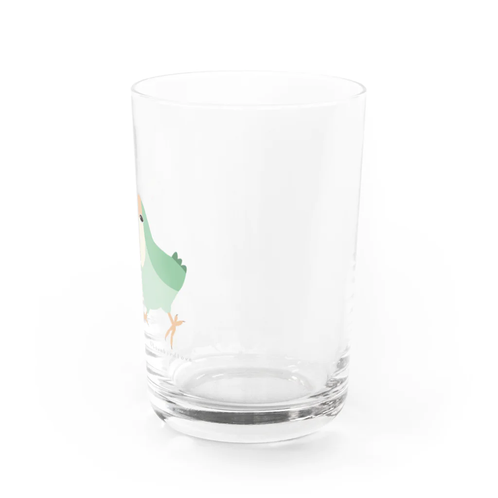 コザクラインコSHOP (kotorigoto/Lovebirdlove)のGyoeeeeeコザクラインコ Water Glass :right