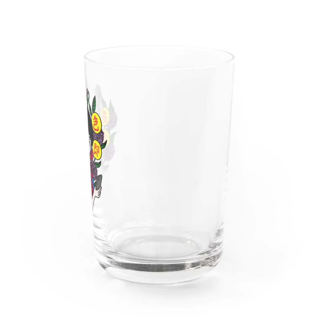 南南 -nannan-の色即是空ガール（白） Water Glass :right