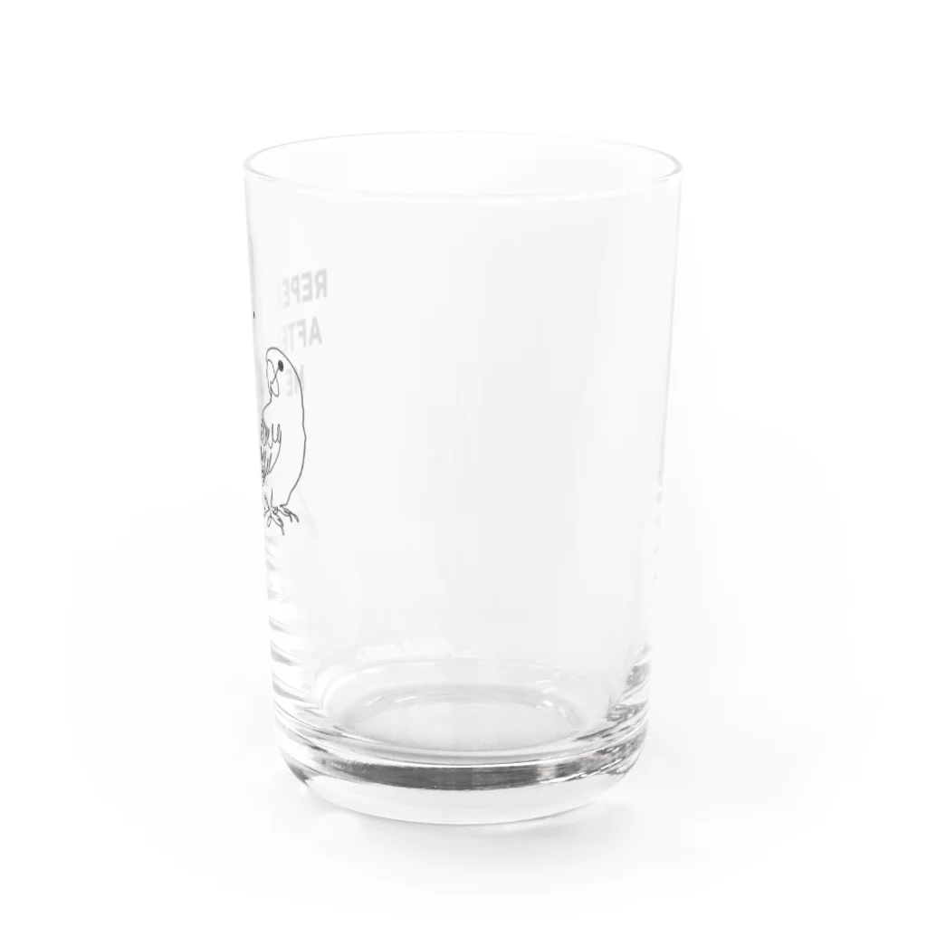 きまぐれおえかきのエンドレスおうむ返し Water Glass :right
