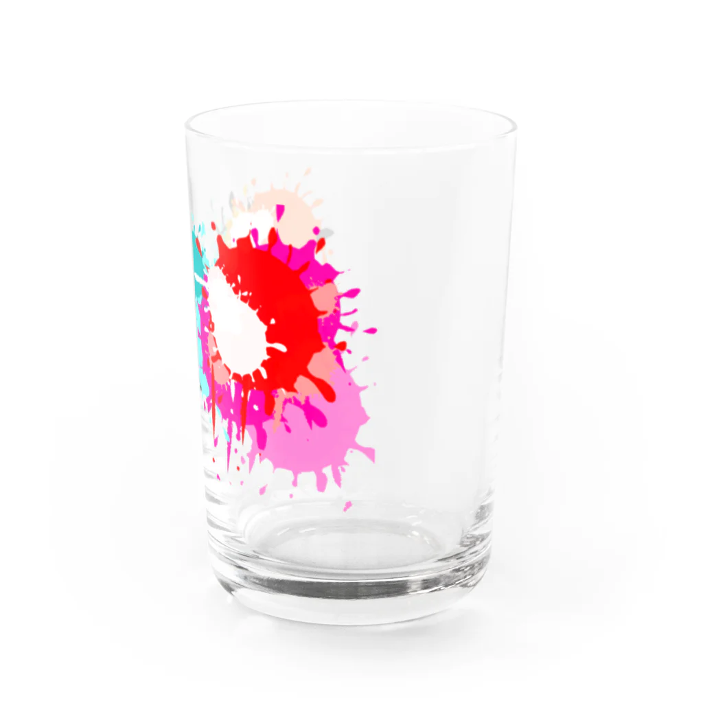 ヒゲプロ　スズリ支店の嫉妬 Water Glass :right