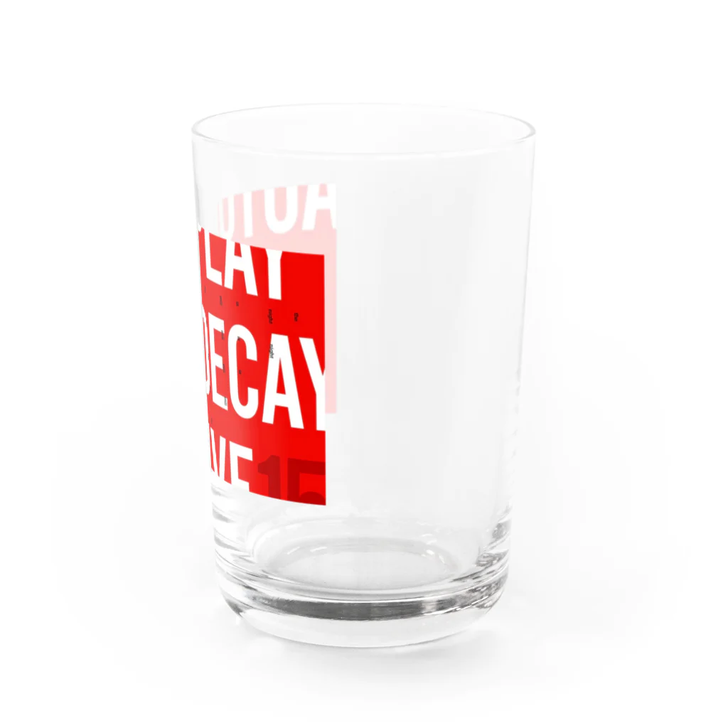 Sizzle artworkのTYPOGRAPHIC -MUSIC- Water Glass :right