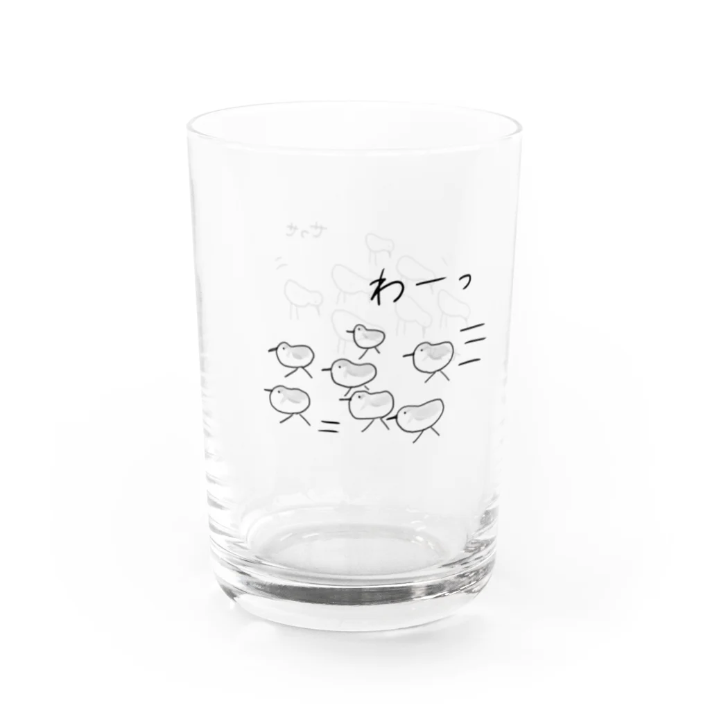 minatoriのミユビシギの動き Water Glass :right