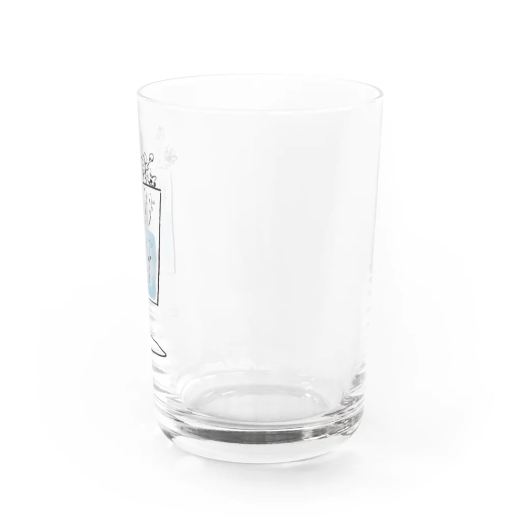 martの野花をつむ Water Glass :right