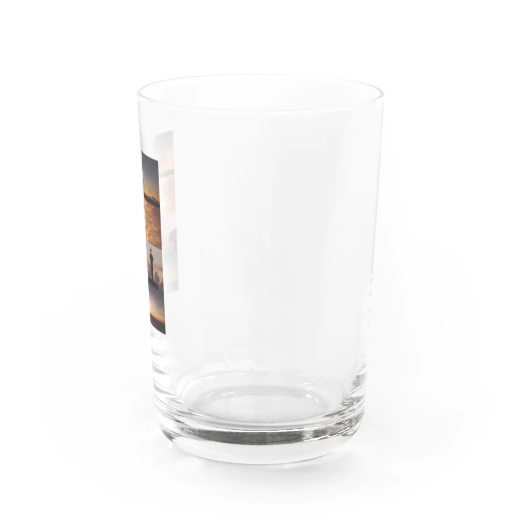 北ののしぬ前のひかり Water Glass :right