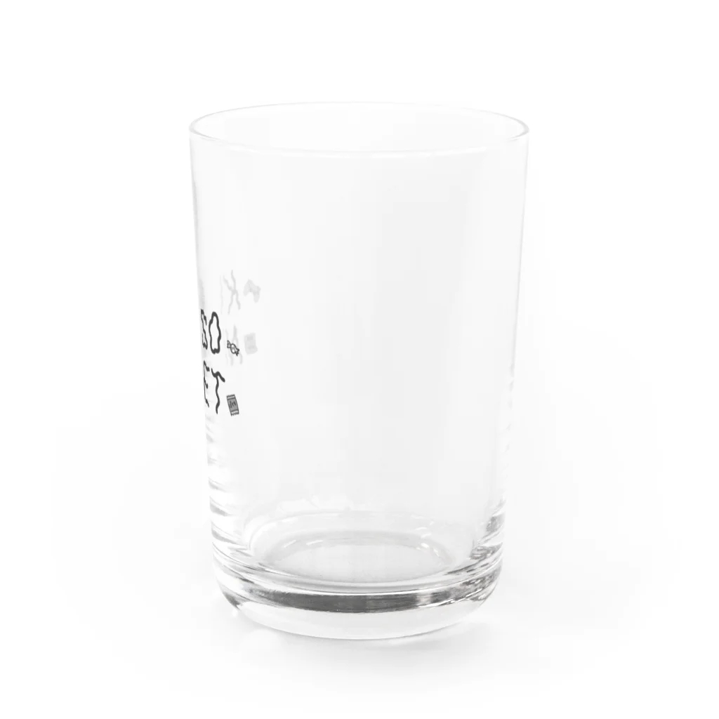 ゆぴぴのニート万歳 Water Glass :right