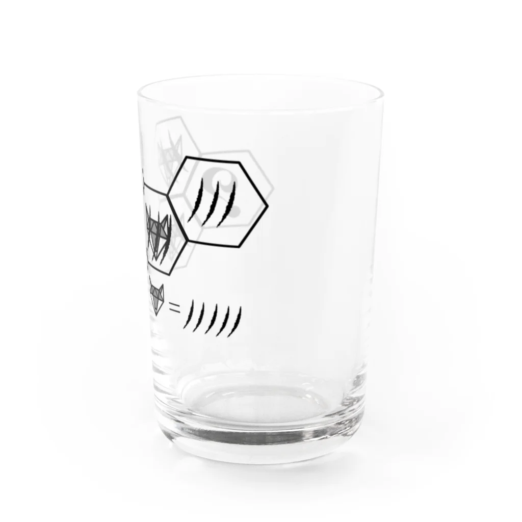 WORLD WOLFの謎解き六角形 Water Glass :right