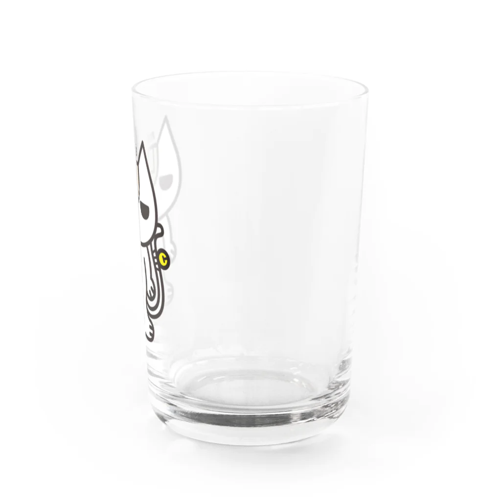 bansoukounekoの直立不動 Water Glass :right