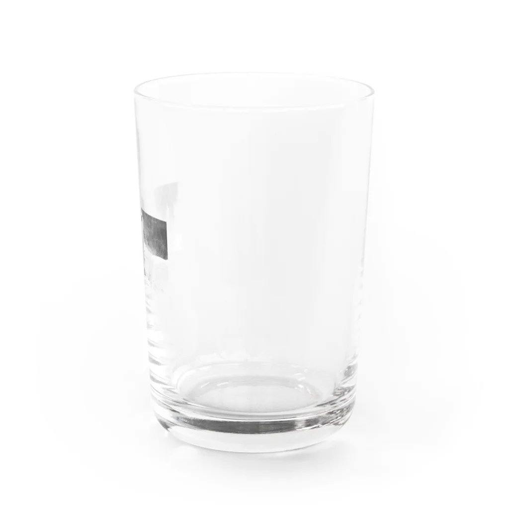 patapata-mamのおすわりシロクマくん Water Glass :right