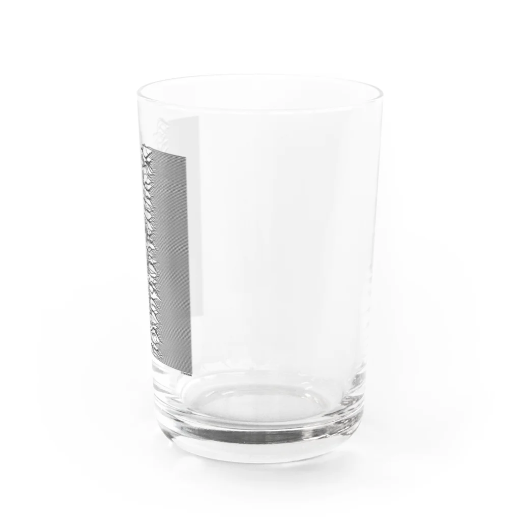 𝗧𝗮𝗿𝗼 𝗢𝘇𝗮𝗸𝗶 -𝘛‌𝘈 𝘢𝘱𝘱𝘳𝘦𝘯𝘵𝘪𝘤𝘦-の束波 / たばなみ　(黒,縦) グラス右面