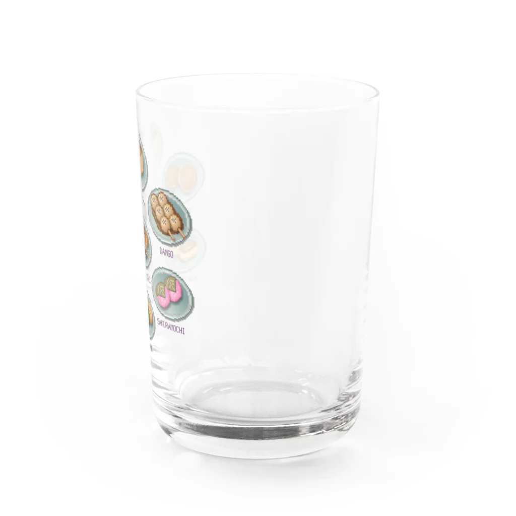 猫と釣り人のWAGASHI_2 Water Glass :right