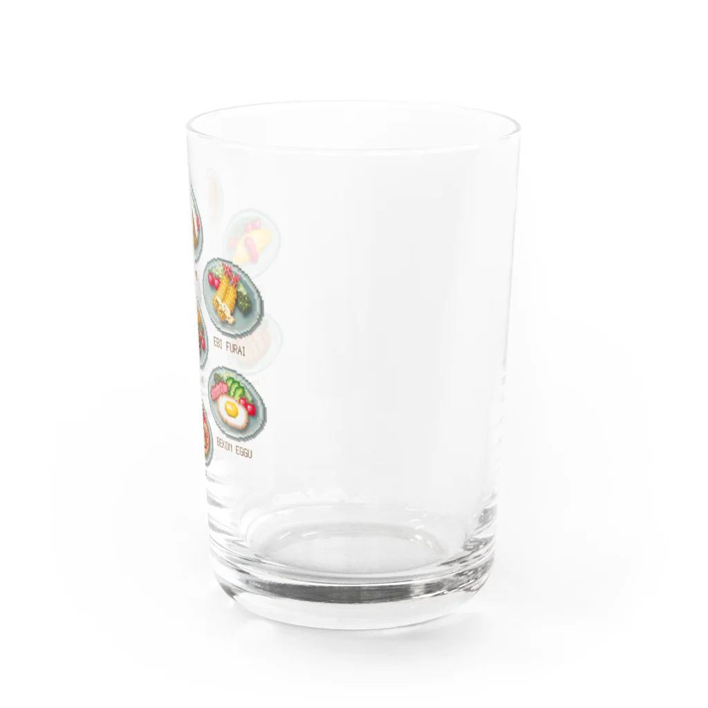 猫と釣り人のYOUSHOKU_2 Water Glass :right