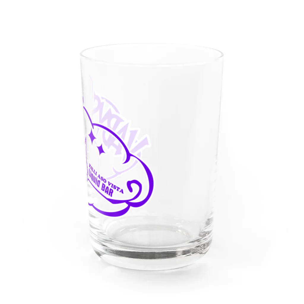 酒飲みウェアのVABYSちゃん紫 Water Glass :right