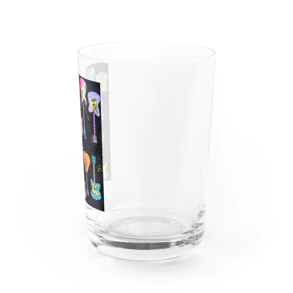 Rock★Star Guitar School 公式Goodsのサイケ🎸ギター Water Glass :right