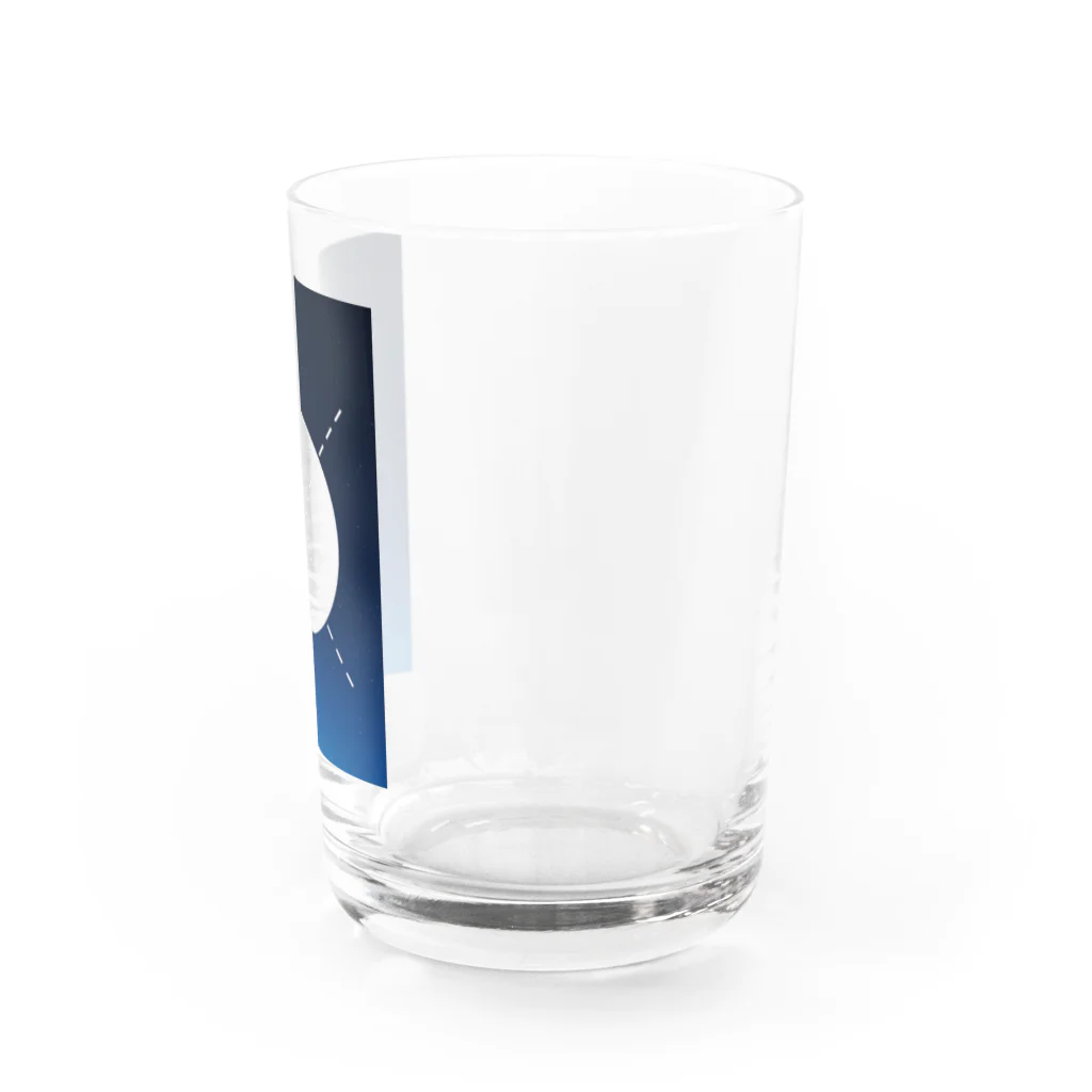 You_suzuriの宇宙切り抜き Water Glass :right