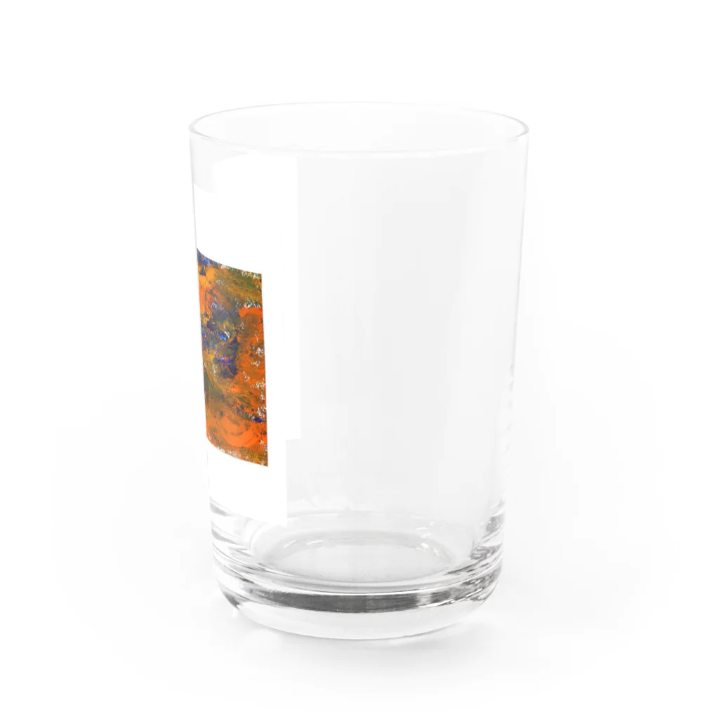 chameleon.closetの橙だいたい Water Glass :right