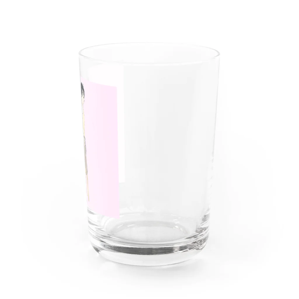 mura☆saki♪の振り返りポニーテール美少女(タイツバリエーション) Water Glass :right